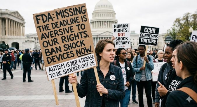 Advocacy Groups Condemn FDA Delay on Banning Electrical Stimulation Devices Used for Behavior Modification FDA autism device ban